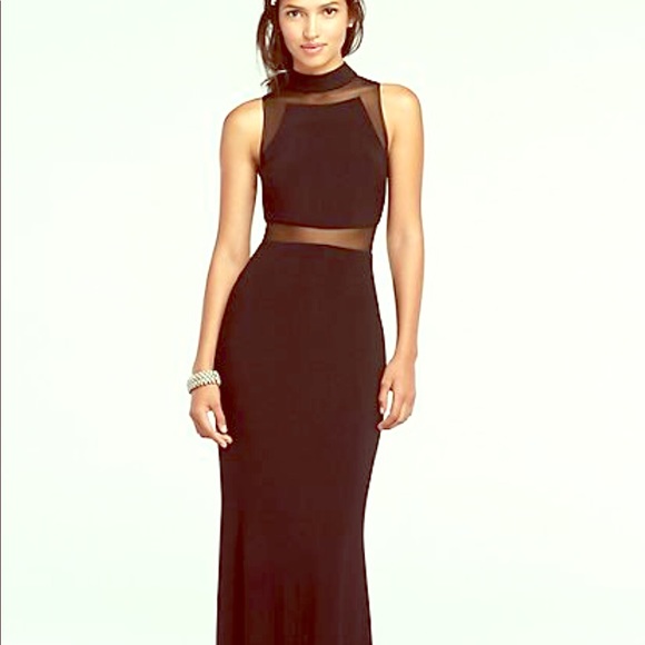 Betsy & Adam Dresses & Skirts - Betsy and Adam illusion black gown- 0